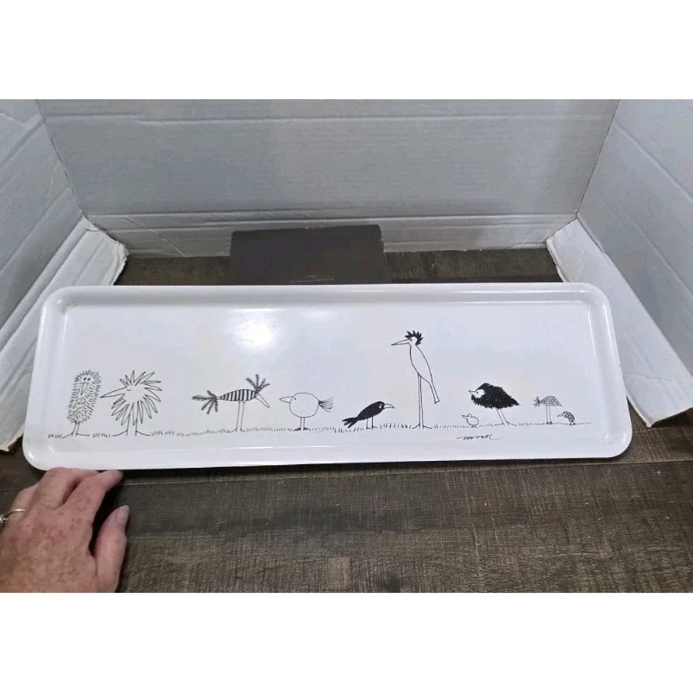IKEA Bird Tray IKEA of Sweden Onskedrom Silly Kooky Bird Tray Rectangular